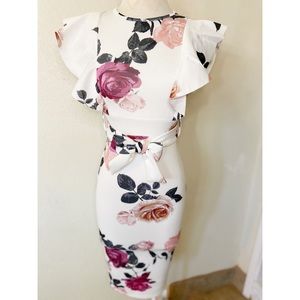 Formal floral dress